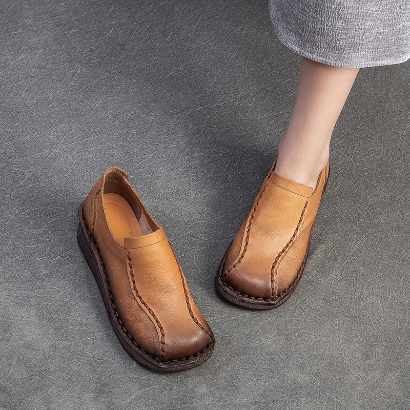 Women's Wedge Comfortable Slip-on Mom Match Pumps Casual Shoes