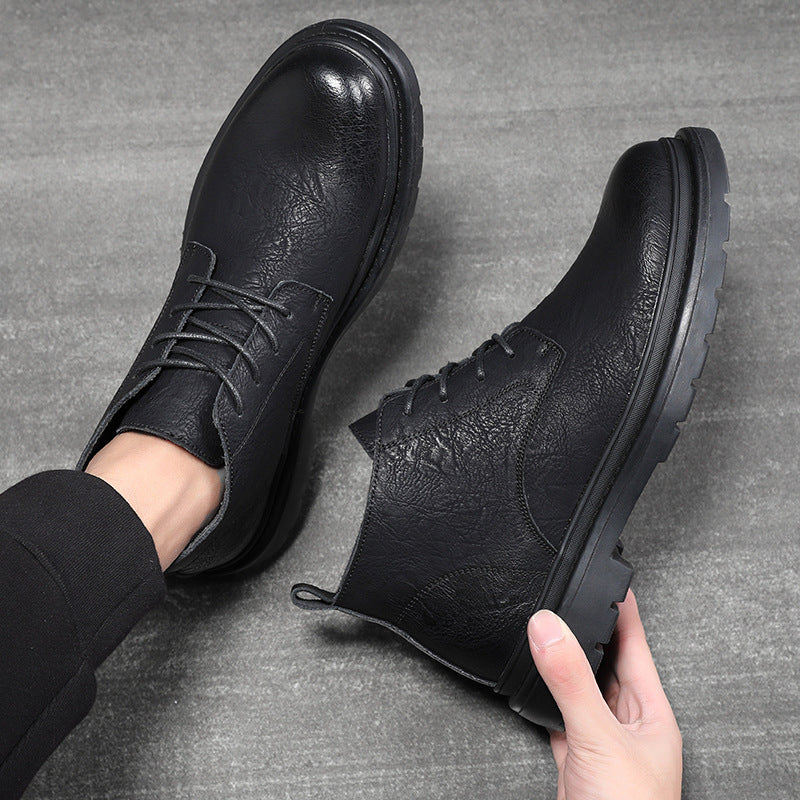 Men's Martin British Style Short Suede Working Boots