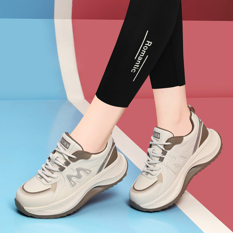 Women's Autumn Thick-soled Shock Absorbing Running Portable Women's Shoes