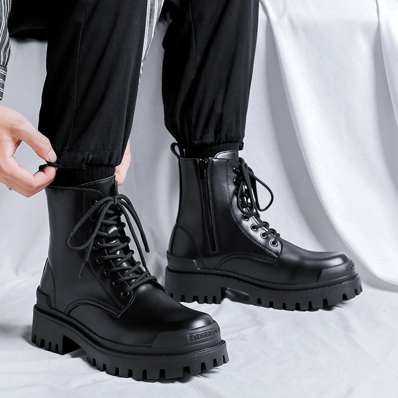 Men's Martin Summer Platform Motorcycle Worker Fashion Boots