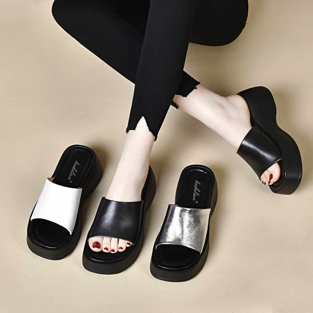 Women's Outdoor Summer Simple Elegant Open Toe Slippers