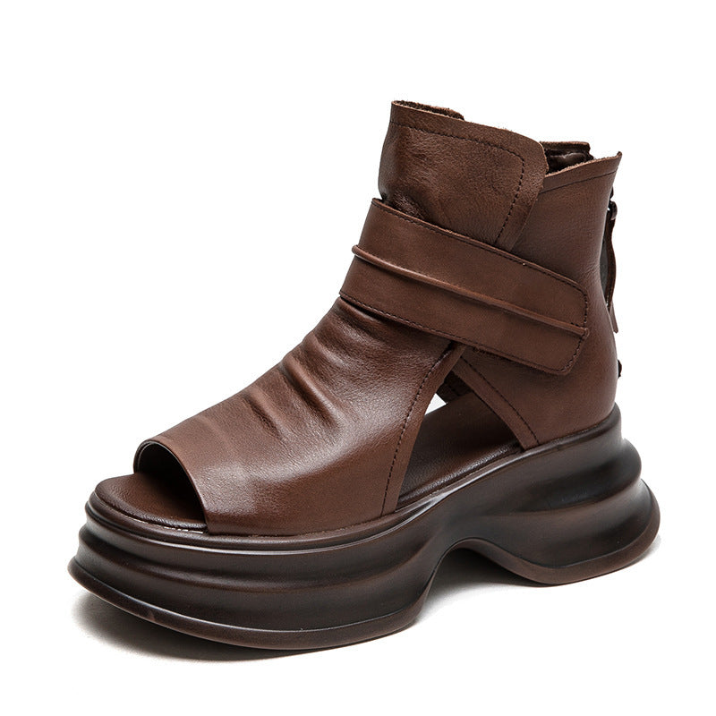 Style Peep Toe Breathable Platform Fashion Sandals