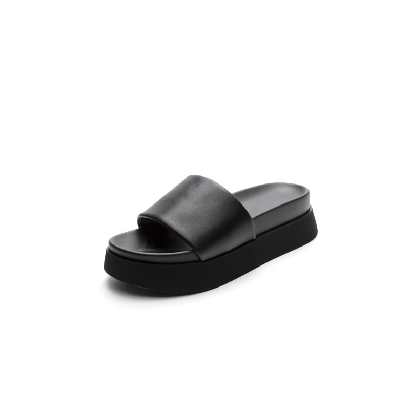 Women's Korean Style Summer Outdoor Beach Platform Slippers
