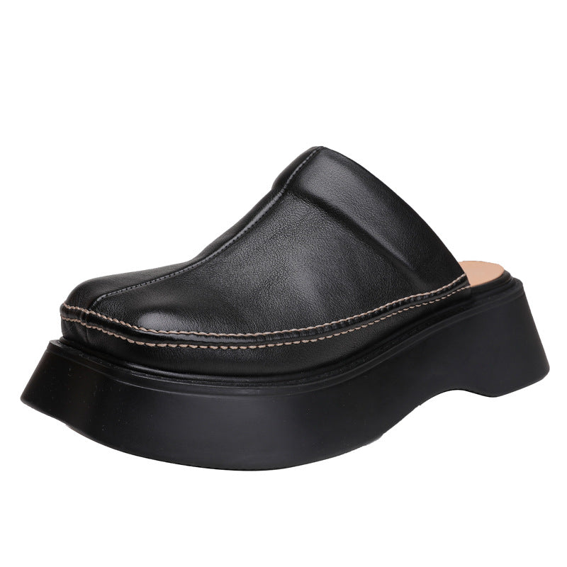 Women's Bottom Toe Cap Retro Authentic Comfortable Sandals