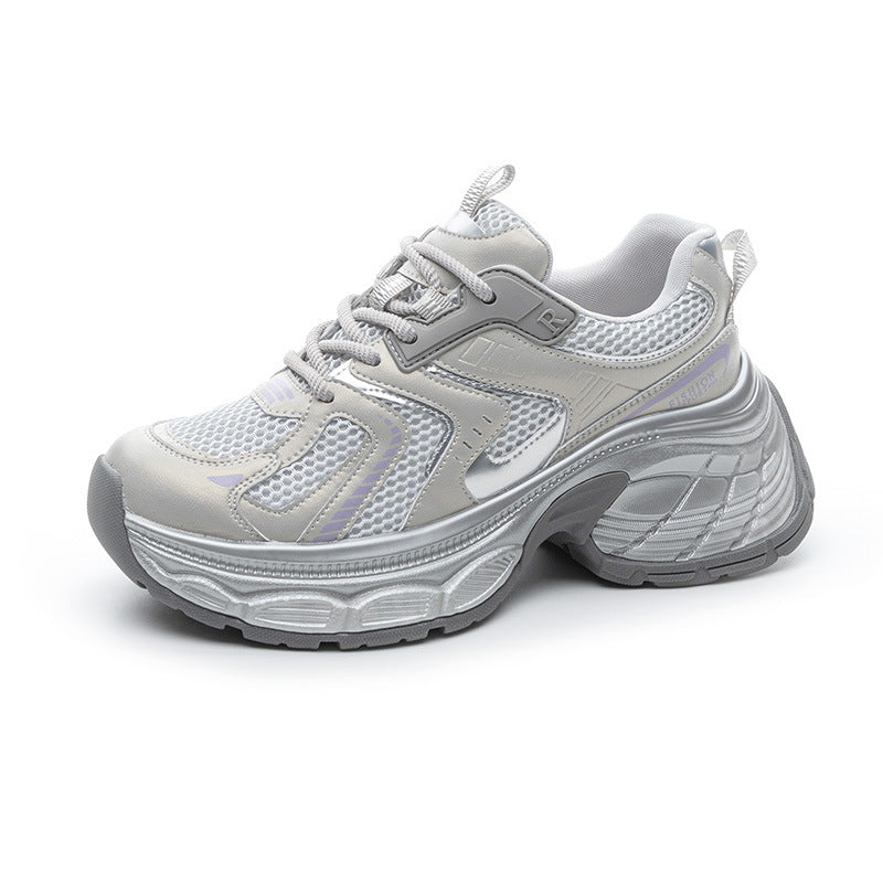 Women's Suction Film Bottom Dad Summer Thick Breathable Women's Sports Shoes