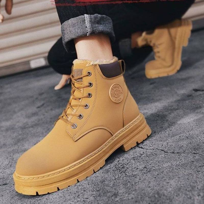 Men's Martin Autumn Retro Leisure Cargo Worker Boots