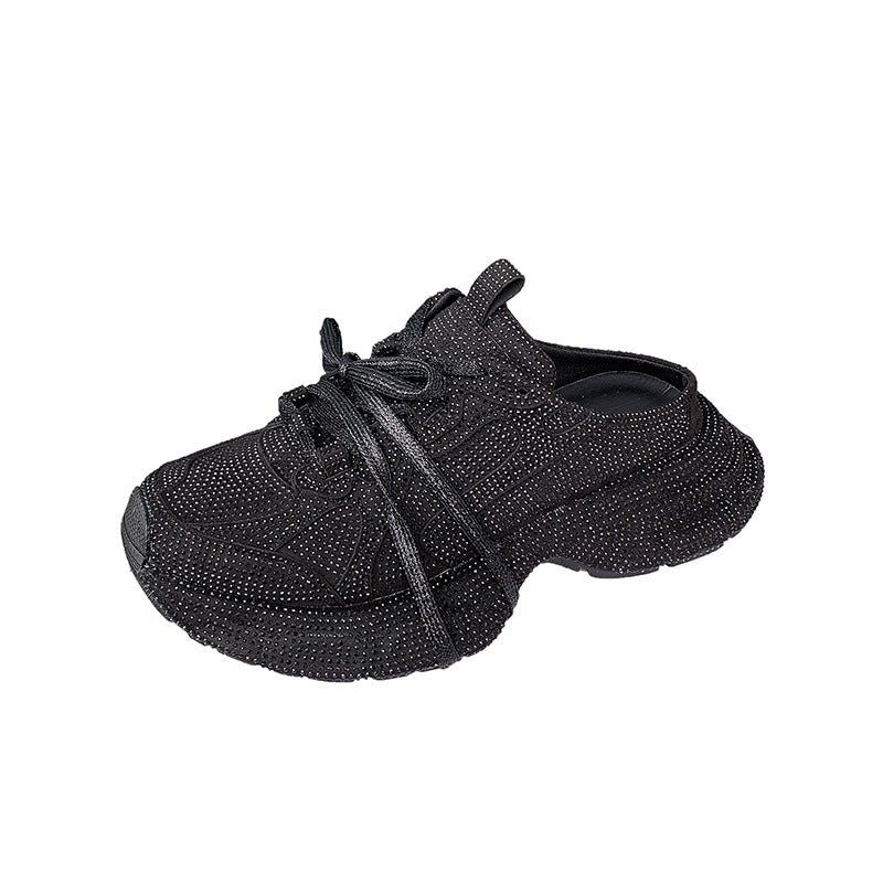 Women's Full Diamond Paris Th Generation Dad Slippers