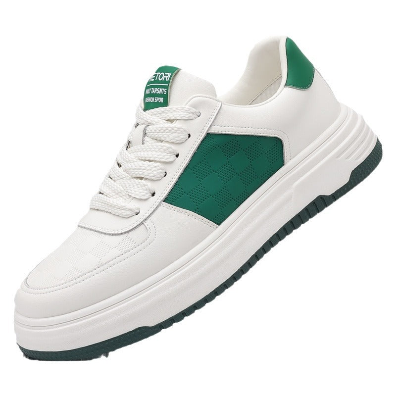 Men's Spring Thick Sole Height Increasing Soft Sneakers