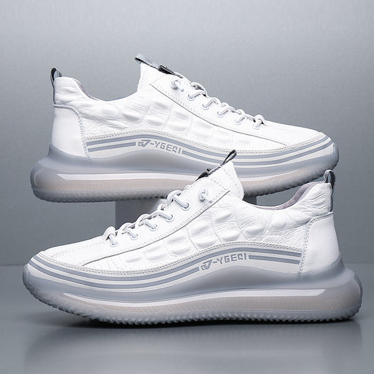 Men's Pattern Fashionable Sports Breathable Popcorn Soft Sneakers