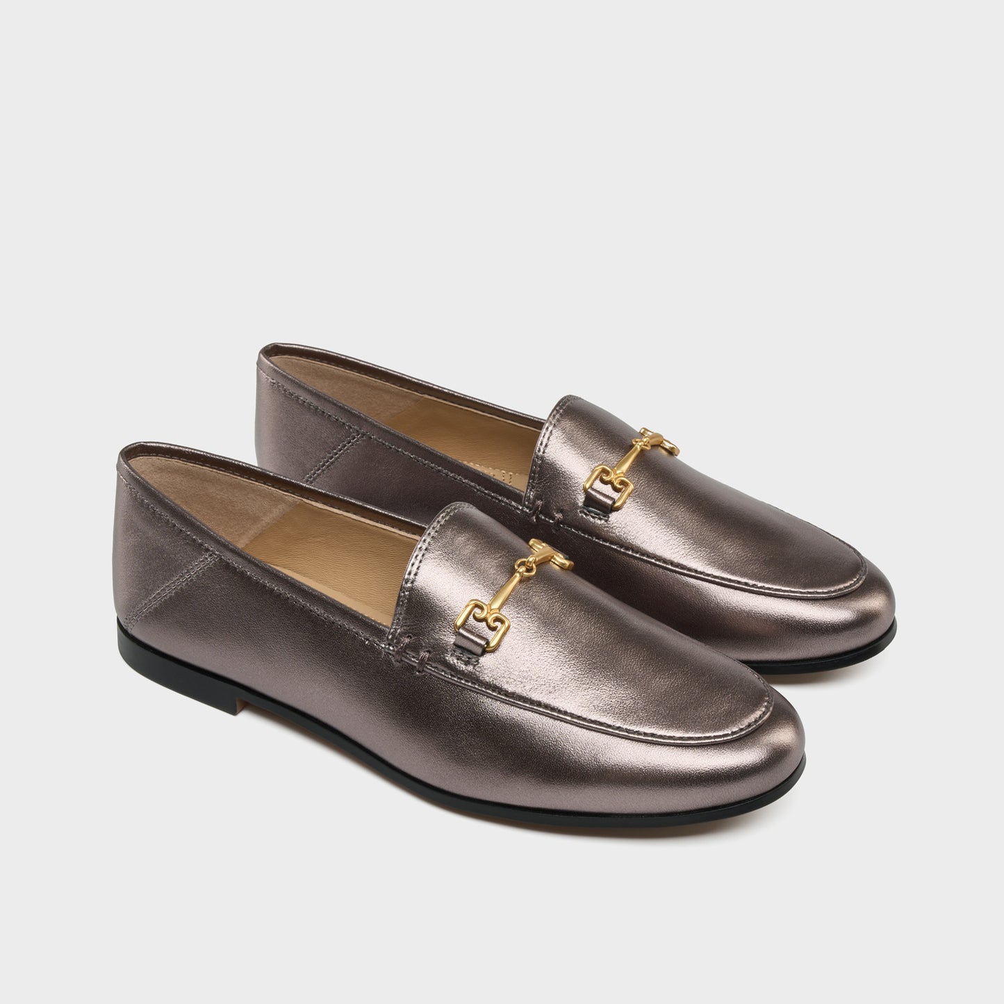 Women's Julia Hull Gold Hoop Buckle Some Two-way British Women's Fashion Shoes