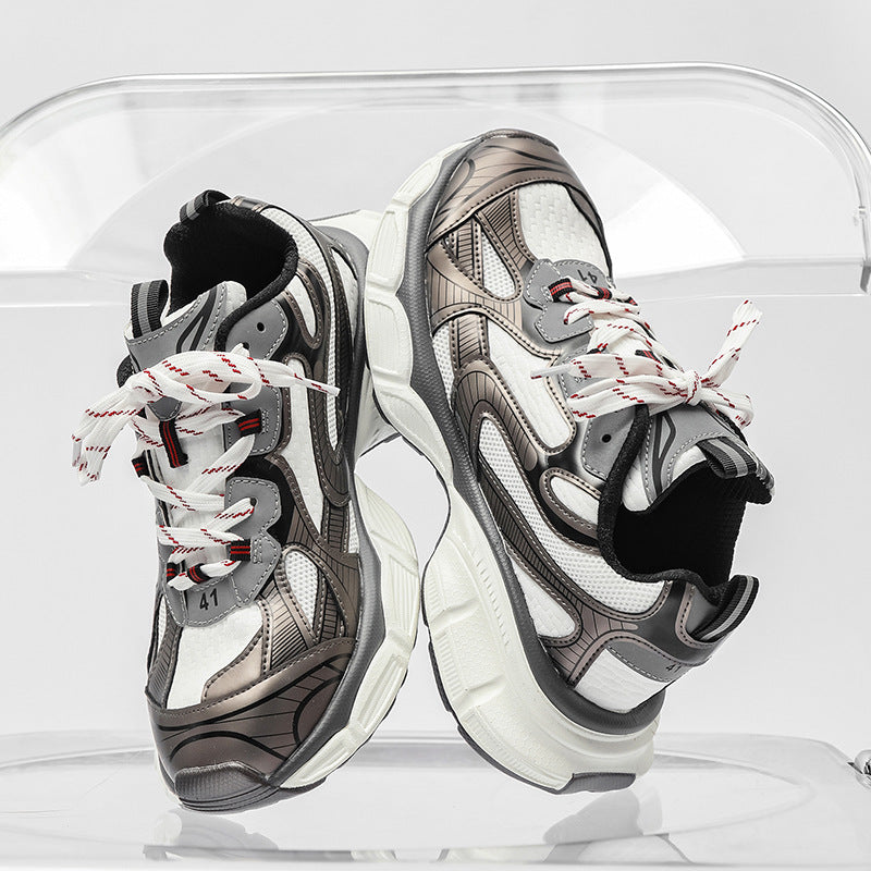 Men's Super Popular Thick Bottom Fashion Paris Sneakers