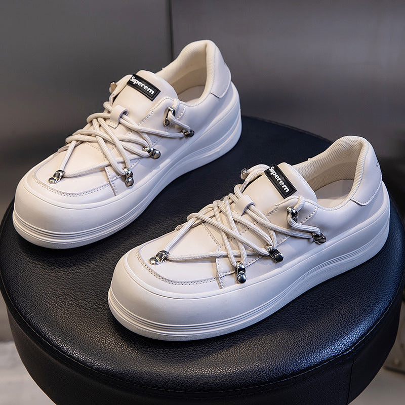 Women's Flat Genuine Low-cut Running Heightened Single Women's Shoes