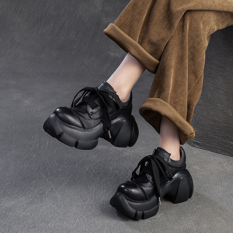 Thick-soled Small Height Increased Polished Fashion Casual Shoes