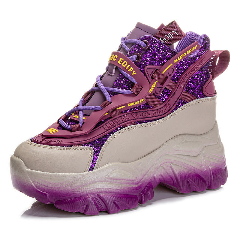 Women's Height Increasing Insole Dad Small Sports Casual Shoes