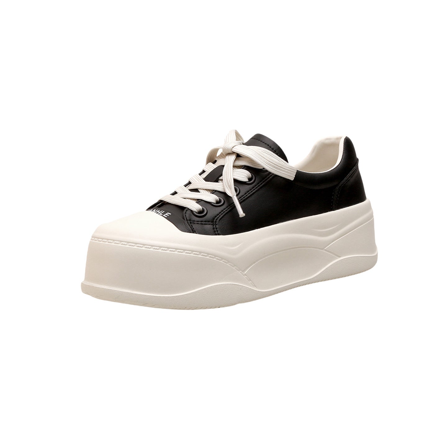 Women's Increasing Muffin Platform White Autumn Genuine Casual Shoes