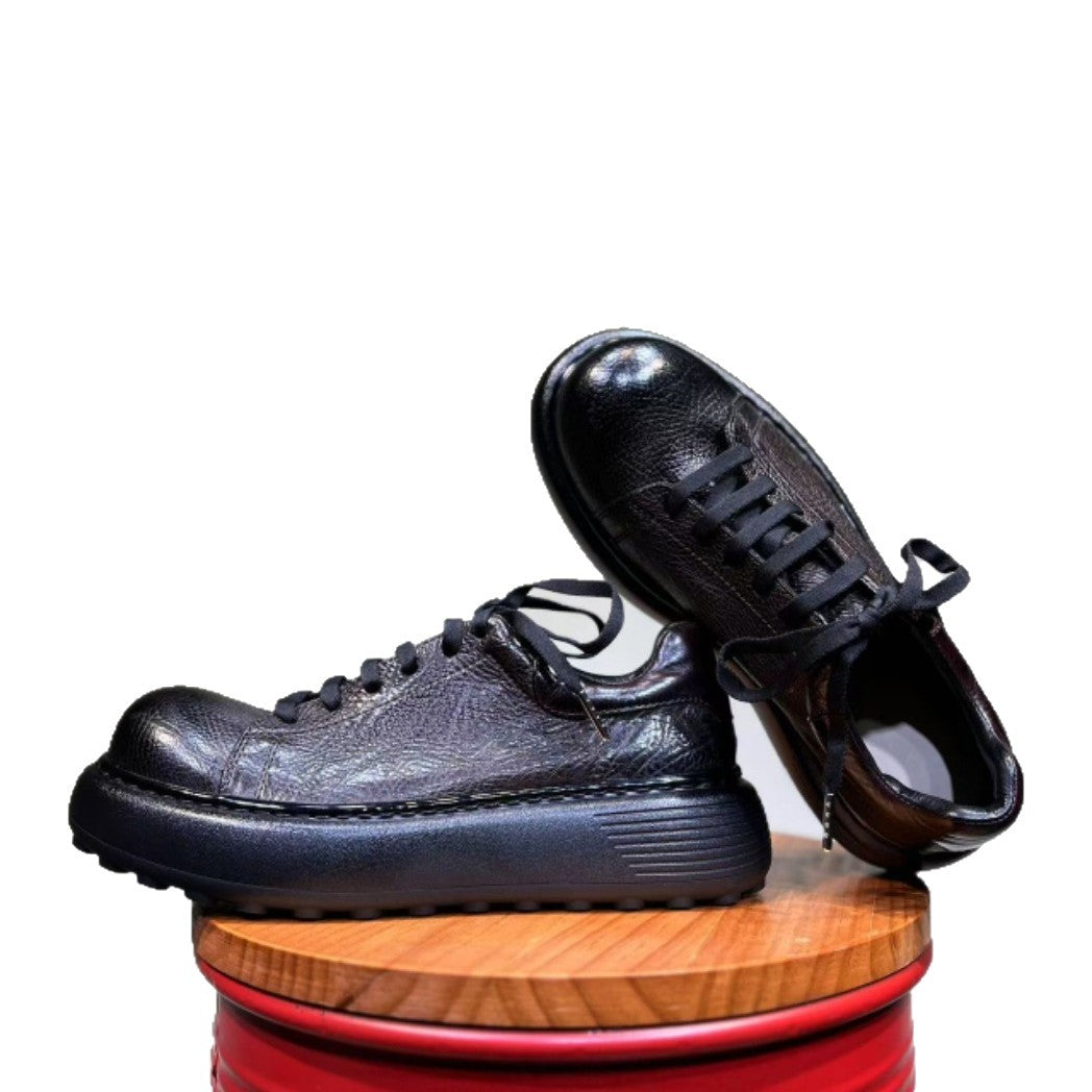 Men's Sports Comfortable Breathable Retro Handmade Large Round Men's Shoes