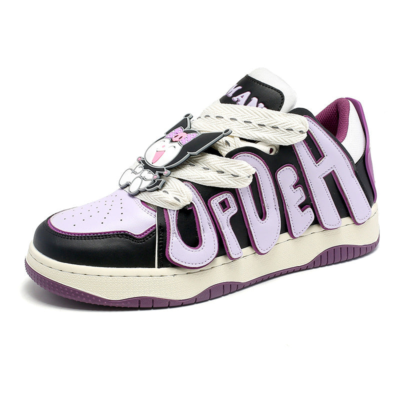 Women's & Men's Dopamine Letter Bread Niche Couple Fashion Sneakers
