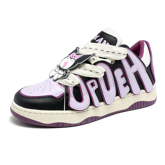 Women's & Men's Dopamine Letter Bread Niche Couple Fashion Sneakers