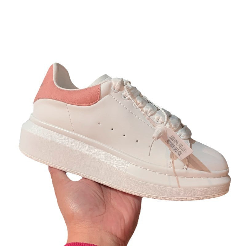 Women's & Men's High Version Thick Bottom Sports Skate Casual Shoes