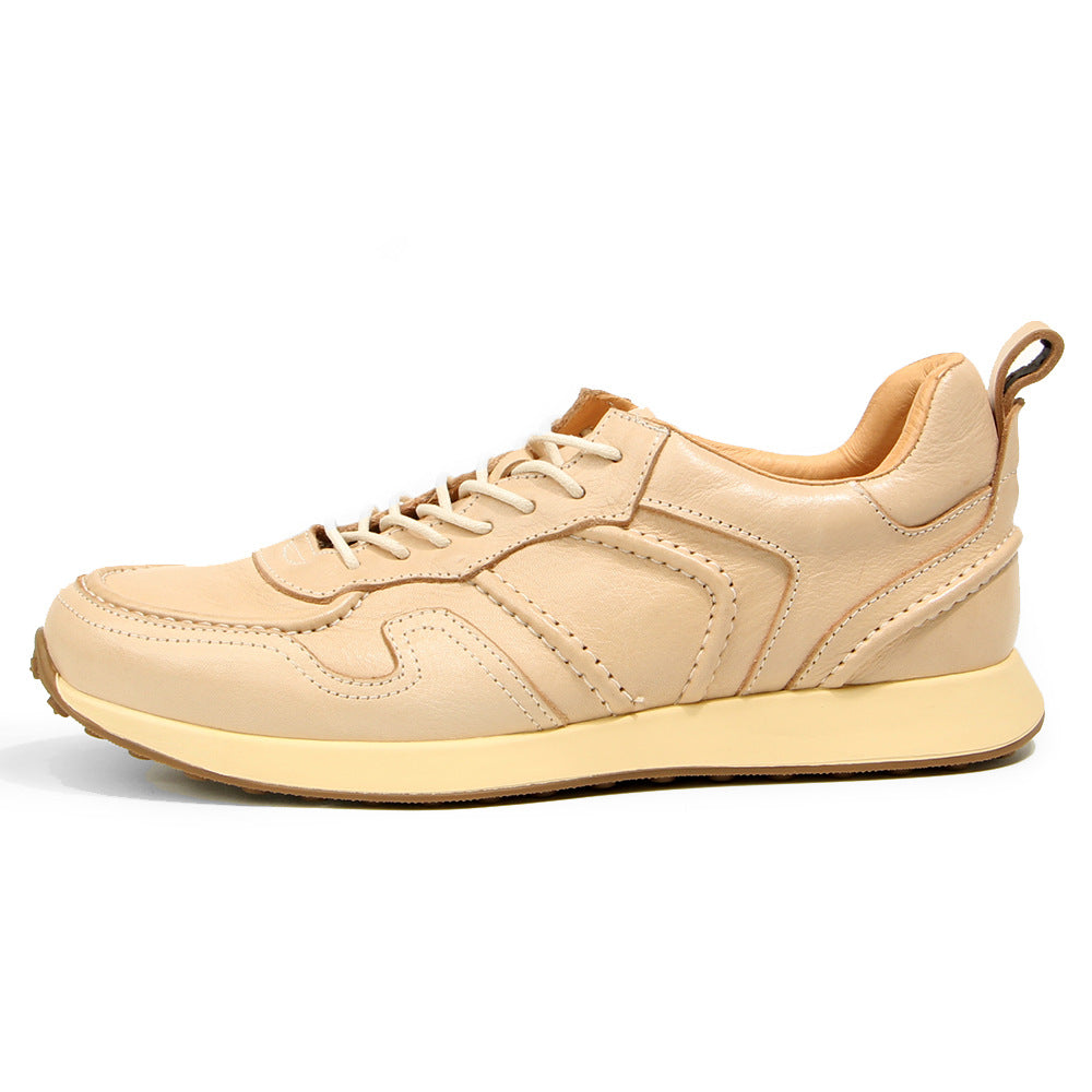 Men's Slightly Dirty Clunky Genuine White Retro Sneakers