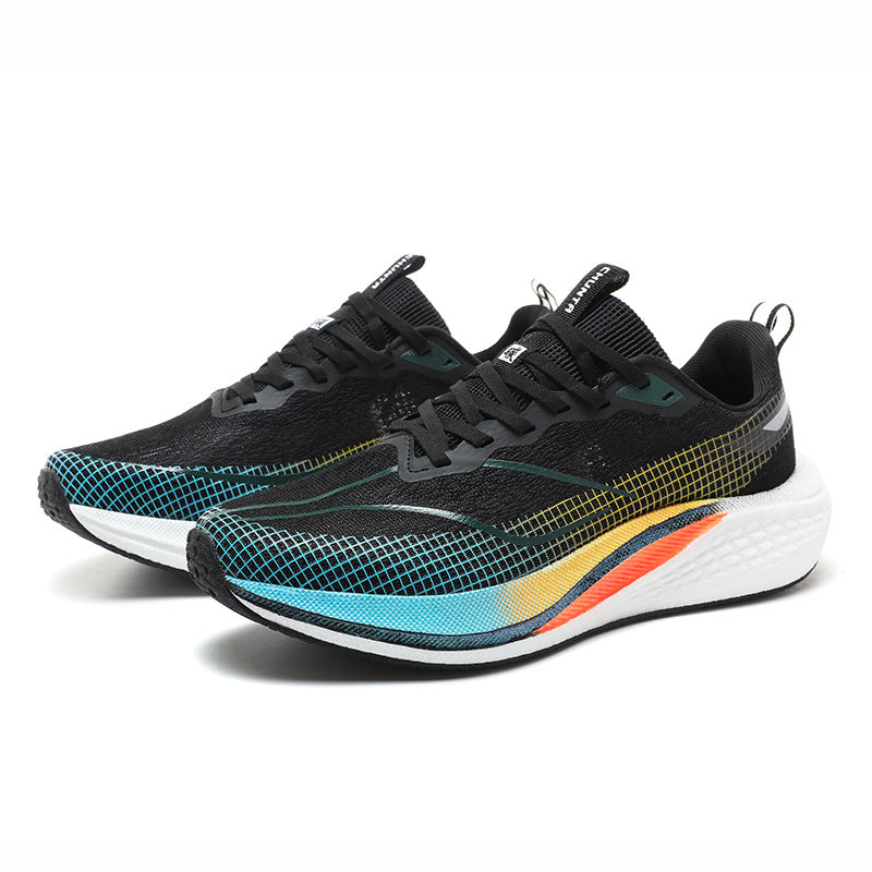Men's Red Rabbit Carbon Plate Running Mesh Breathable Sneakers