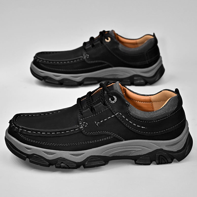Men's Plus Size Platform Outdoor Hiking Casual Shoes