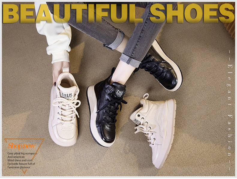 Women's Platform Spring Comfortable Soft Bottom Surface Casual Shoes