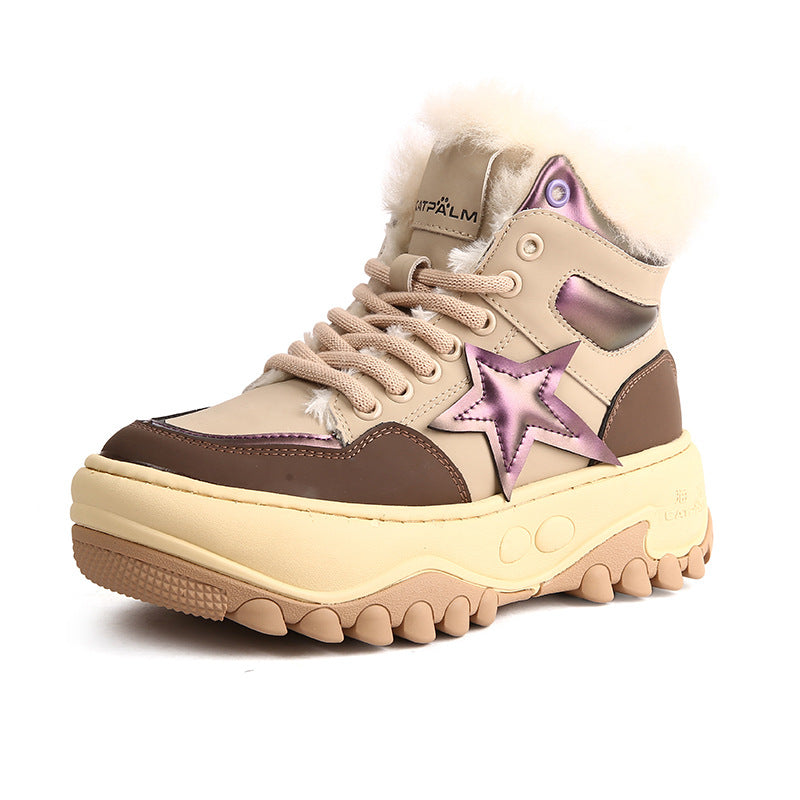 Women's Genuine Winter Thick Fleece Thermal Plus Snow Boots