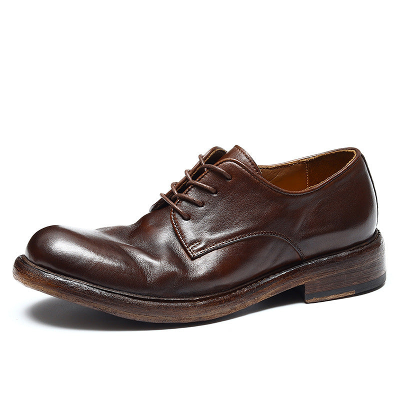 Men's Big Promotion Light Luxury Genuine Sole Handmade Good Men's Business Leather Shoes