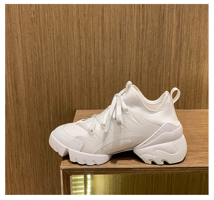 Popular Comfortable Feet Small Thickened Height Increasing Sneakers