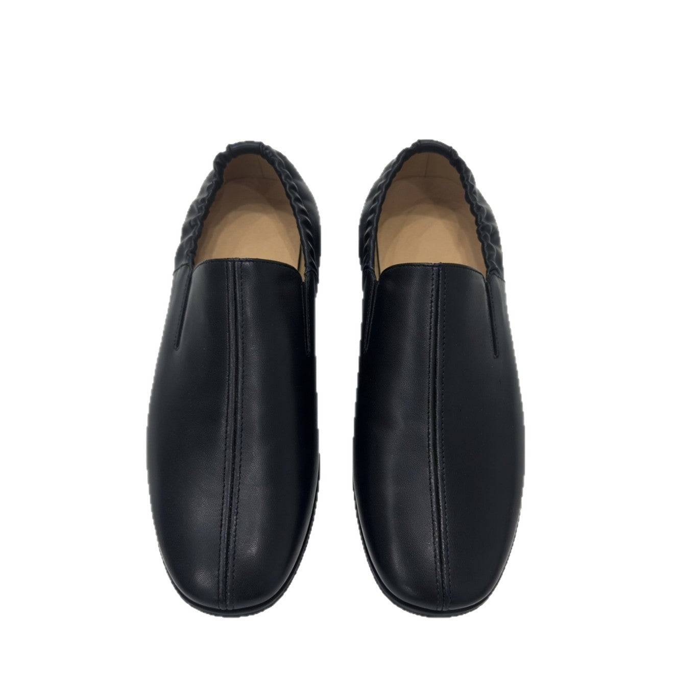 Men's Toe Derby Flat Thin Lightweight Old Money Style Commuter Loafers/doug Shoes