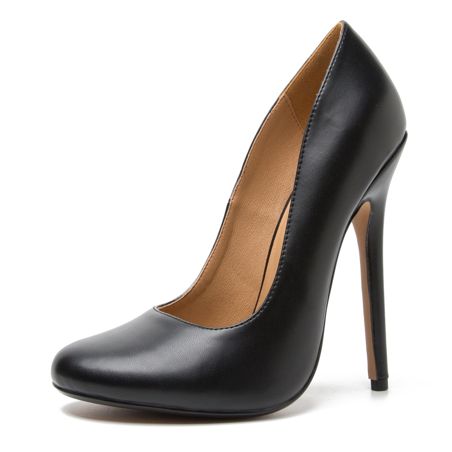 Black Silk Plus Size European High Women's Shoes