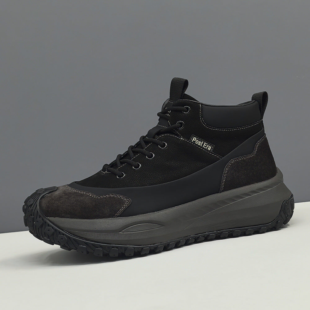 Men's First Layer Cowhide Fashion Genuine Special Sneakers