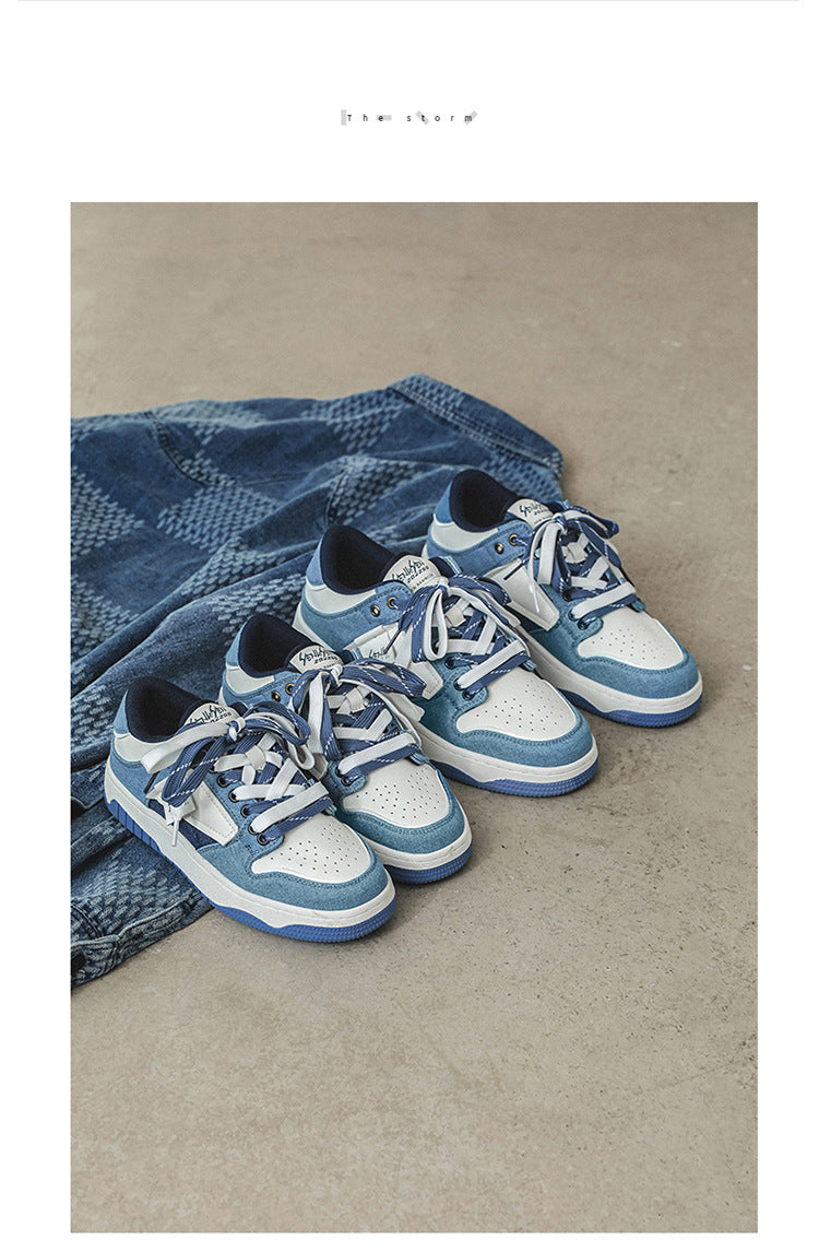 Men's Niche Elevator Wild Couple Skateboard Retro Men's Shoes
