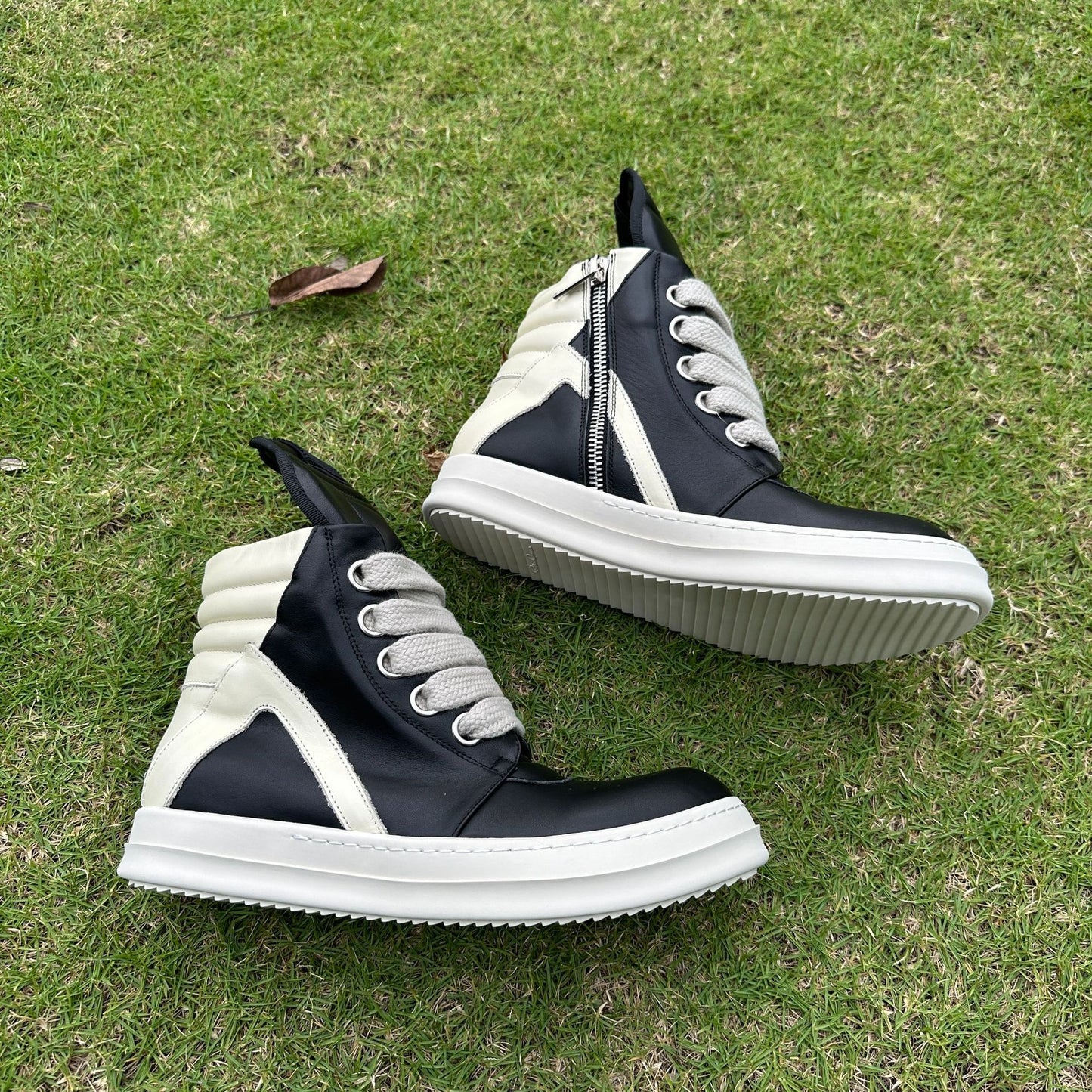 Men's Triangle Plus Size Thick Shoelaces Raise The Sneakers