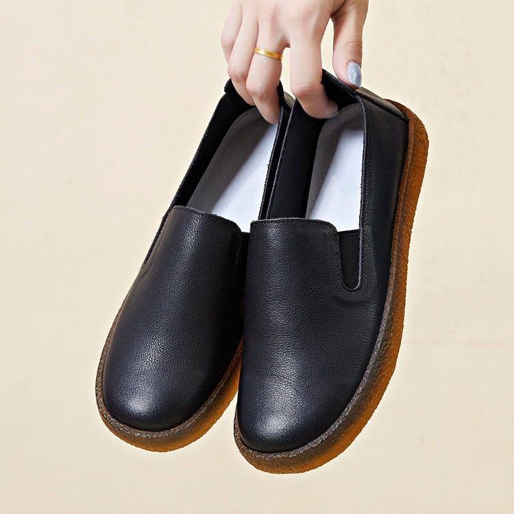 Women's Autumn First Layer Cowhide Outsole Soft Women's Shoes