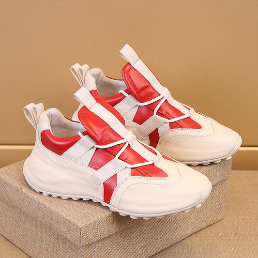 Men's Comfortable Versatile Trendy Korean Style Platform Sneakers