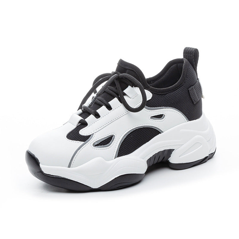 Women's Mesh Surface Breathable Thin White For Dad Women's Casual Shoes