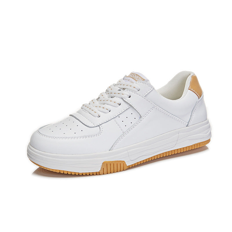 Women's Spring White Flat Large Size Bottom Casual Shoes