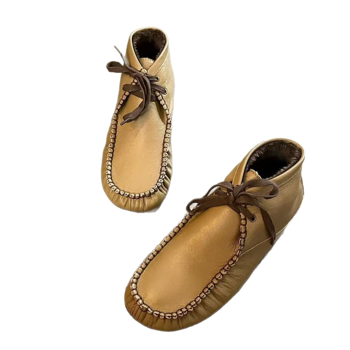 Women's Cost-effective Sheepskin Kangaroo Fleece-lined Warm Booties Boots