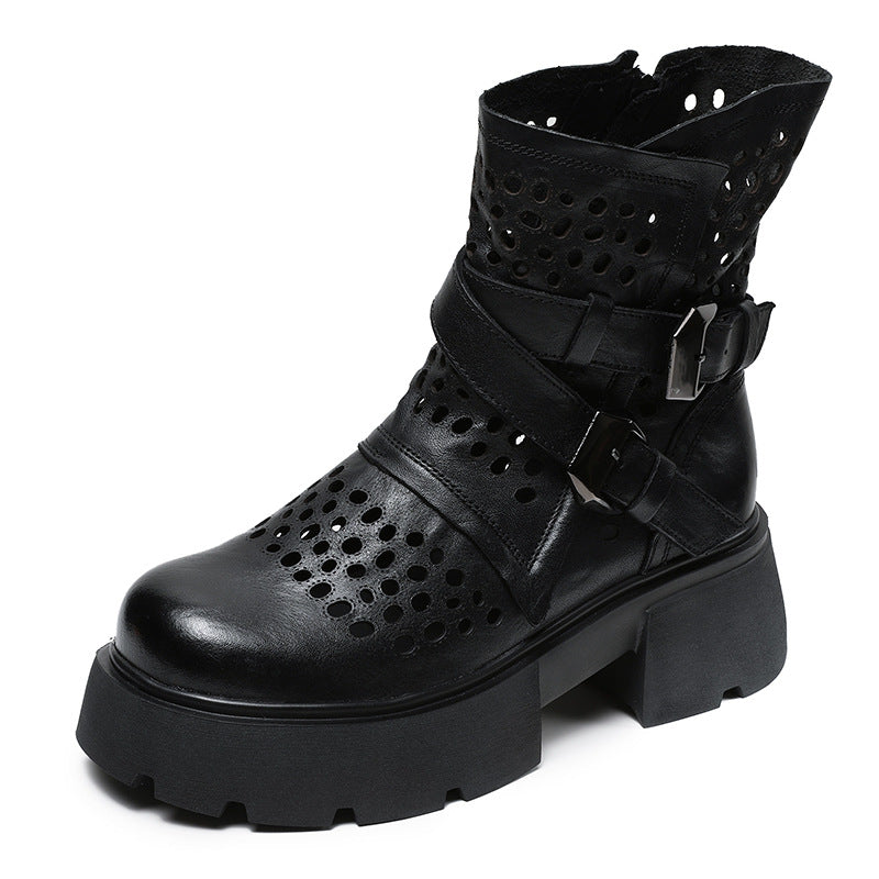 Women's Platform Roman Style Belt Buckle Trendy Sandals