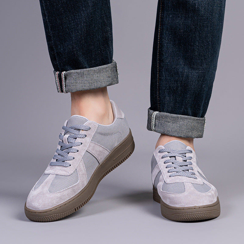 Men's Large Retro Plus Size Breathable Mesh Casual Shoes