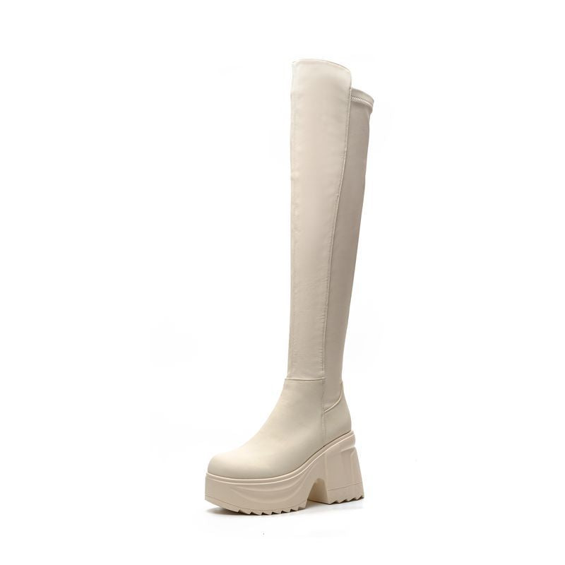 Women's Increasing Stretch Thin High Tube Over Boots