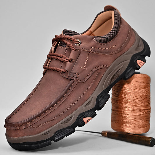 Men's Plus Size Platform Outdoor Hiking Casual Shoes