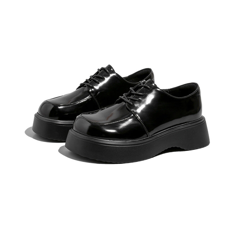 Women's British Style Big Toe Pumps Genuine Women's Shoes