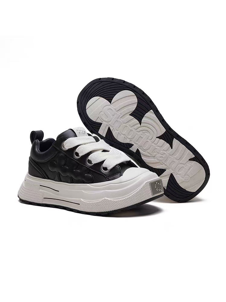 Women's & Men's Ensemble Series Platform Retro Trendy Board Sneakers