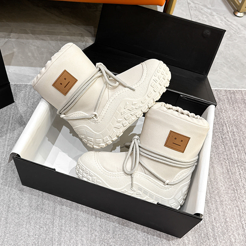 Women's For Winter Super Hot Thickened Warm Sleeve Cotton Snow Boots