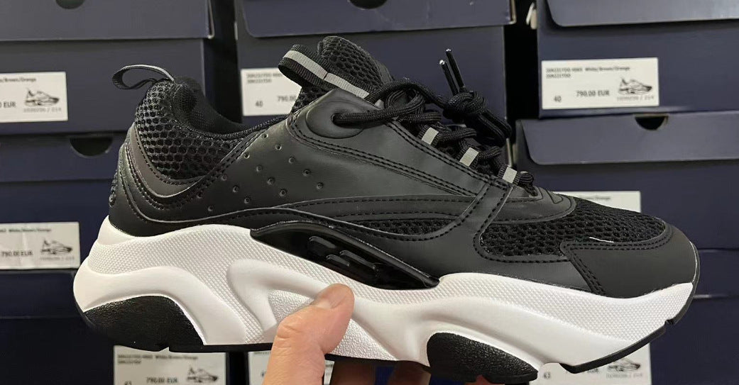 Women's & Men's Sports Leisure Platform Fashion Retro Breathable Sneakers