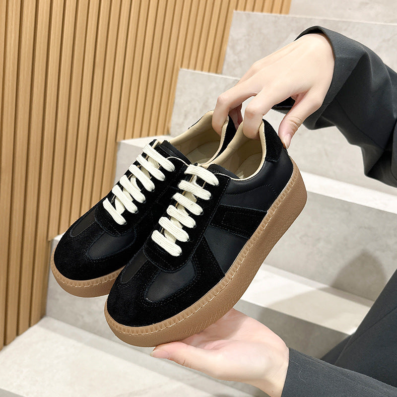 Women's German Training Spring Lace Up Comfortable Board Women's Casual Shoes