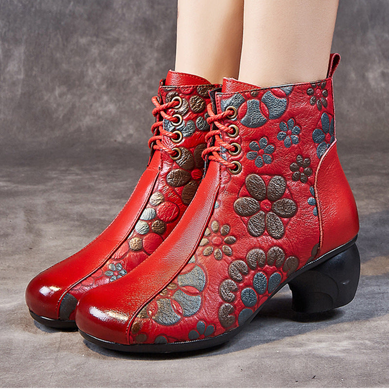 Women's Style Mother Veet Warm Cotton Female Boots